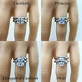 thumbnail image 5 of VOGUE Matching Plain Wedding Band Ring in Solid Stamped 925 Sterling Silver - Platinum Plated - Size 10.5, 5 of 7