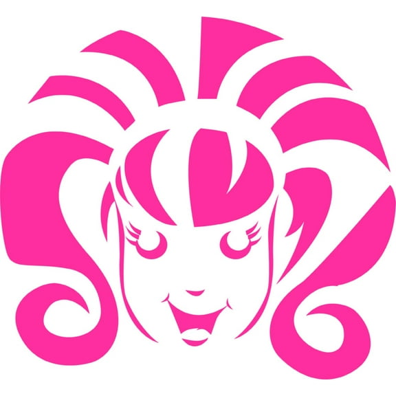 New Wall Ideas Cute Face Kids Girls 14 X 14 Inches