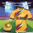 thumbnail image 3 of Camiseta de fútbol DIBEI Colombia Mundial 2026 talla M, 3 of 5