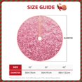 thumbnail image 2 of Sikiie Pink Glitter Christmas Tree Skirt, Christmas Tree Decorations, Christmas Decor, Tree Mat Decoration(30-48IN)-48", 2 of 6