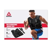 Reebok Delta Weighted Vest 40lb, Adjustable, Unisex