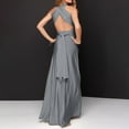 thumbnail image 3 of Teissuly Women's Backless Sexy Lace-up Dress Long Dress, 3 of 3