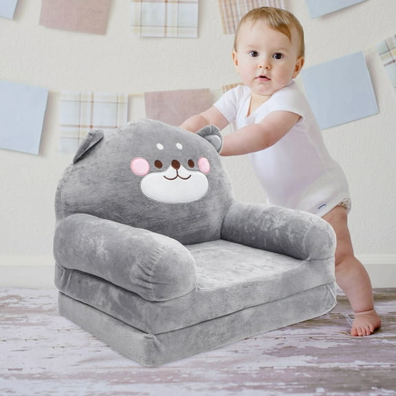 LOLIPPYY Elephant Shaped Plush Sofa Creative Cartoon Chair for Playroom and Nursery