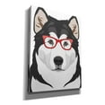 thumbnail image 2 of Epic Graffiti 'Alaskan Malamute Wearing Hipster Glasses' by Olga and Alexey Drozdov, Canvas Wall Art, 12"x16", 2 of 8