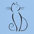 thumbnail image 3 of CafePress - Line Drawn Black Cat Men's Value T Shirt - Men's Classic Graphic T-Shirt, 3 of 4