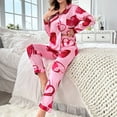 thumbnail image 3 of Camisón de algodón sexy para niñas Gibobby Conjuntos de pijamas y pijamas para mujer Rojo M, 3 of 5