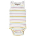 thumbnail image 4 of Gerber Baby Girls Tank Onesies Brand Bodysuits, 4-Pack, 4 of 11