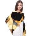 thumbnail image 4 of Shepherd Dog Elegant Chiffon Yarn Silk Scarf for Women - Translucent and Breathable - 180*73 Size - Fashion Accessory for Summer and Spring, 4 of 6