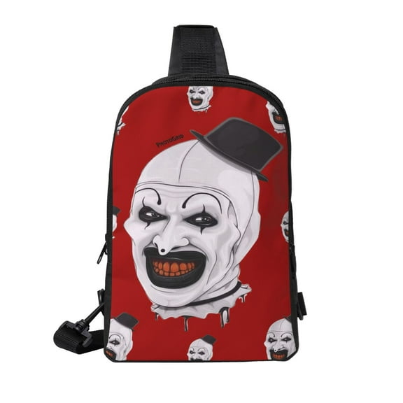 Terrifier Crossbody Sling Bag for Adults – Compact Chest Backpack for Travel, Work, Hiking, Walking, or Outdoor Use