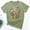 Green, variant on Sakmal Ladies Tops Under $5 Short Sleeve Green Graphic Flower Crew Neck T-Shirts Womens T Shirts