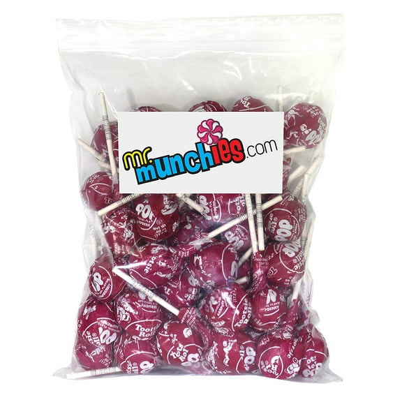 Tootsie Pops, Red Raspberry Flavor, 50 Pieces