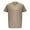 Khaki, variant on Mens Henley Shirt Short Sleeve V Neck Tshirt Lightweight Solid Color Workout T-Shirt Summer Running Gym Tee