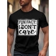 thumbnail image 1 of Camiseta de manga corta para hombre, estilo casual, con letras modernas y cuello redondo, 1 of 8