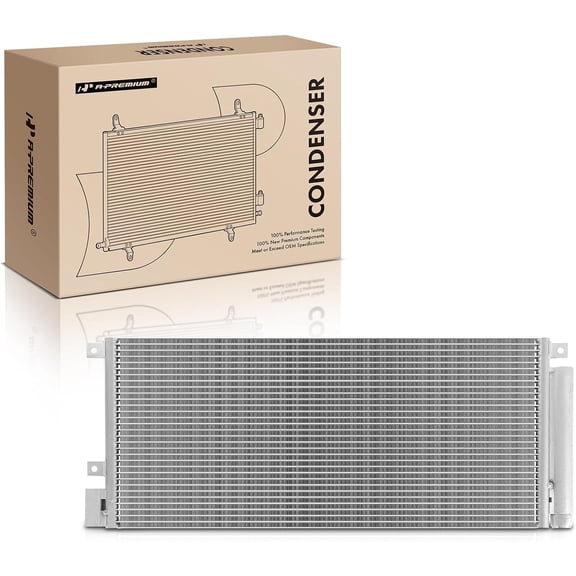 A-Premium Air Conditioning A/C Condenser Compatible with Buick Encore 2013-2014 & Chevrolet Trax 2015-2016, 1.4L 1.8L, Replace# 4252, 95026328