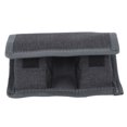 thumbnail image 1 of Camera Battery Storage Bag, 1 Memory Card Slot Camera Battery Pouch Holder Nylon 2 Battery Slots Lightweight Hook and   for EN EL15 for  E8 for NP FW100, 1 of 8