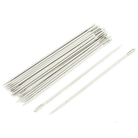25 Pcs Domestic Sewing Machine Metal Threading Needles 0.7mm (Best All Metal Sewing Machine)