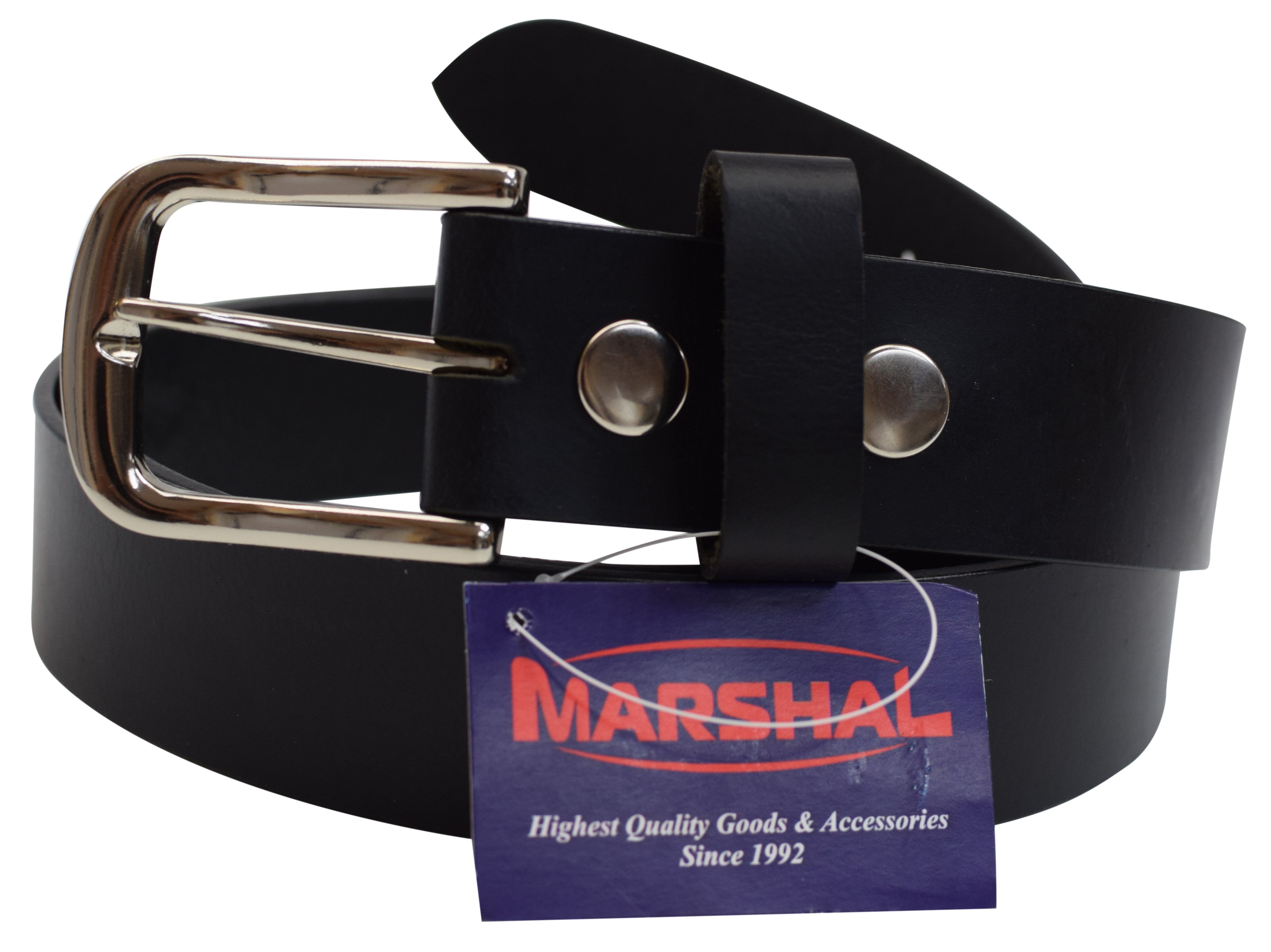 Marshal New Marshal Casual Belt 1.5" Wide Top Grain Genuine Leather