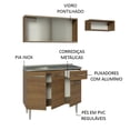 thumbnail image 4 of Cocina Integral Completa Modular Madesa Emilly 165cm MM 05, 4 of 5