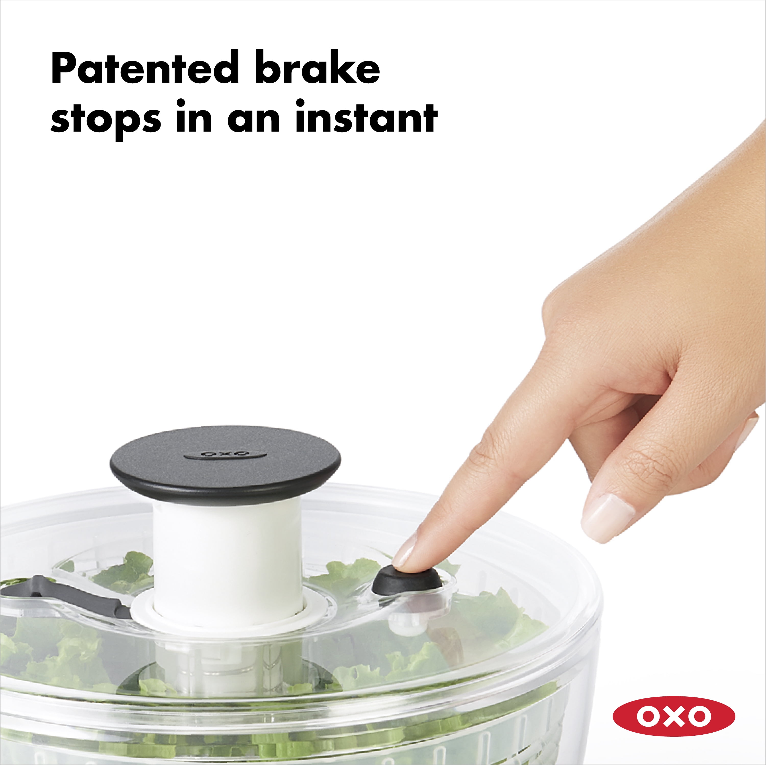 Oxo Good Grips Salad Spinner, Clear/Green