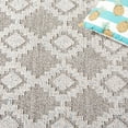 thumbnail image 5 of SAFAVIEH Global Paylynn Diamond Indoor/Outdoor Area Rug, Grey/Ivory, 9' x 12', 5 of 6