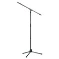 thumbnail image 1 of K&M Microphone Stand w/Fixed Boom Arm - Black, 1 of 7