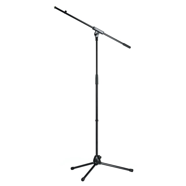 K&M Microphone Stand w/Fixed Boom Arm - Black