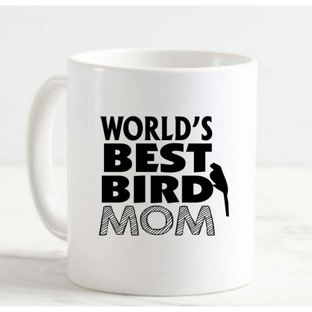 

Coffee Mug World s Best Bird Mom Love Pet White Coffee Mug Funny Gift Cup