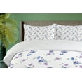 thumbnail image 4 of Ambesonne Garden Duvet Cover Sets, Bridal Romantic Buds, 2-King, Purple Blue Pink, 4 of 7