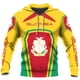 thumbnail image 4 of Sudadera con capucha y estampado 3D de la bandera de Guinea 2024 de Harajuku GN, ropa de calle de manga larga para hombre, abrigo informal de gran tamaño con personalidad, 4 of 5