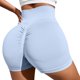 thumbnail image 1 of Pantalones cortos de entrenamiento para mujer con efecto lifting - Pantalones cortos sin costuras con entrepierna de 3,6/4,5/6 pulgadas - Ropa de gimnasio con cintura baja acanalada y transpirable, 1 of 4