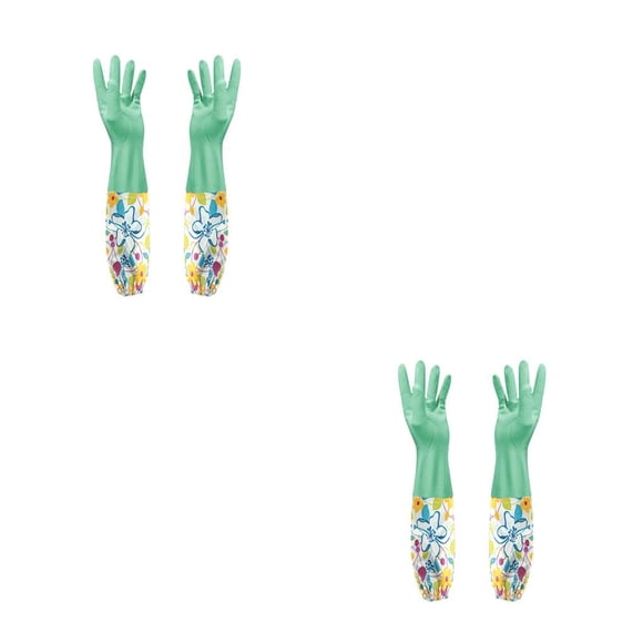 Guantes impermeables de látex Advancent Herramienta de limpieza 2piezas