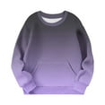 thumbnail image 3 of Erwazi Kids Athletic Sweatshirts with Pockets Boys Girls Casual Long Sleeve No Hoodies Sweatshirt Soft Warm Fall Winter Trendy Pullover Tops, 3 of 6