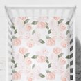 thumbnail image 3 of Watercolor Floral Pink Crib Bedding Set, 3 of 4