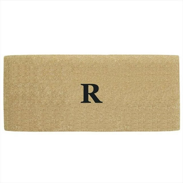 Nedia Home O2131S Heavy Duty Coir Mat -30 In. x 48 In. No Border- Monogrammed S