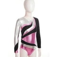 thumbnail image 2 of MSemis Gymnastics Leotards for Girls Sparkle Rhinestone Ballet Unitard Biketard Dancewear Pink 8, 2 of 6