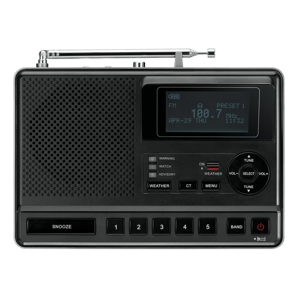 Sangean All in One Weather Alert Emergency Digital AM/FM Dual Alarm