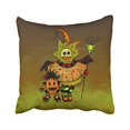 thumbnail image 1 of RYLABLUE Halloween Throw Pillow Covers Monsters Cushion Cover Case 20x20 Inches Pillowcases Two Side, 1 of 1