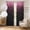Pink, variant on Orange Red Sparkles Sheer Curtains 63 Inch Length 2 Panels Set, Black Gradient Glitter Modern Simple Voile Window Treatment Rod Pocket Curtains Sheers Drapes for Bedroom/Living Room/Kitchen 52x"63"x2