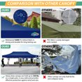 thumbnail image 4 of COBIZI 10x20 Heavy Duty Pop up Canopy with Mosquito Net,Instant Outdoor Shelter Large Canopy Tent for Outside,Gazebo with Mesh Sidewalls for Party,Backyard,Camping,Dark Blue, 4 of 10