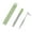 Green, variant on YAHHU Collapsible Stainless Steel Drinking Straw, Reusable Metal Telescopic Travel Straw Set with Cleaning Brush and Portable Hard Case for Eco-Friendly Living, Purple (5.11 inches / 13 cm)