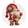 thumbnail image 2 of Christmas Gnome Diamond Art Ornament Kit | Luxury Flocked Canvas with Scratch-Resistant Non-Fading Pearl Beads DIY Handmade Holiday Hanging Decor, 2 of 9