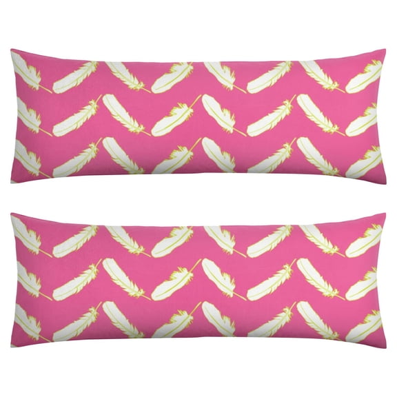 Bohemian Style Tribal Body Pillow Cover 20x54 - Geometric Long Pillow Case with Zipper - Nordic & Rustic Patterns - Breathable Maternity Pillowcase