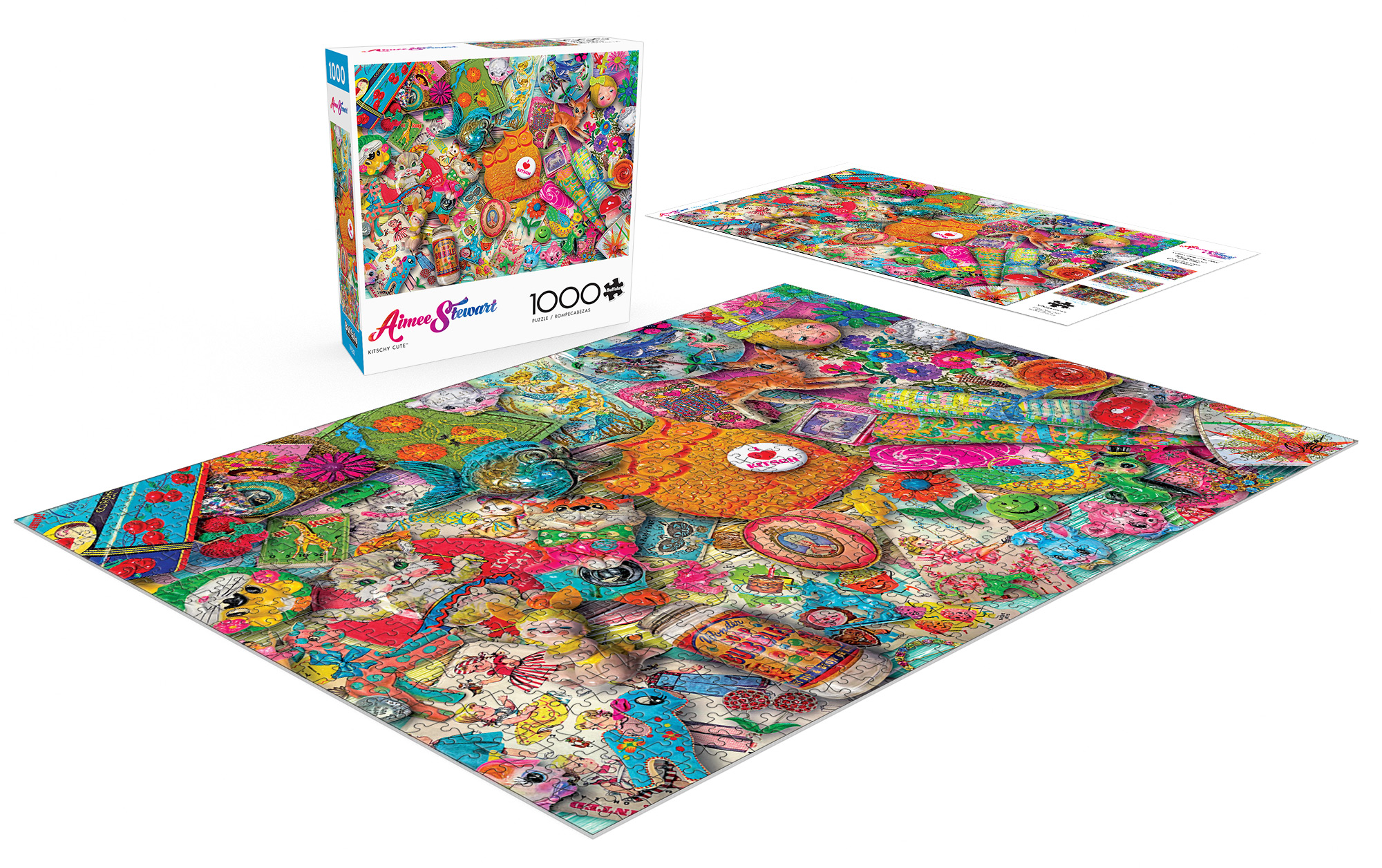 Buffalo Games 1000-Piece Aimee Stewart Kitschy Cute Jigsaw Puzzle