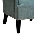thumbnail image 5 of Living Room Chairs, Upholstered Chairs, Polyester Armchair with Rivet Tufted Scroll Arm, Tufted Accent Chair for Bedroom and Living Room, Mint Green, 5 of 6