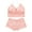 Pink, variant on Underwear for Women Female Lace Seamless Vest Ultrathin Padded Bra Sets Ladies Underwear Brief Set Lingerie Sets