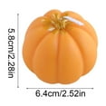 thumbnail image 3 of Fall Danhjin Pumpkin Candle, Halloween Fall Scented Candles with Spiced Pumpkin, Natural Pumpkin Shaped Candle for Thanksgiving Fall Home Decor, 3.42x2.16in, 3 of 6