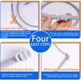 thumbnail image 3 of Oimmal Dog Collar, 6*4 Months Protection, Anti-mosquitoes, 19inch Adjustable Collars, Waterproof, Natural Ingredients, 4 Collars - Gray, 3 of 10