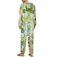 thumbnail image 3 of Keroppi Unisex Onesie Pajamas Zipper Jumpsuit Hooded One Piece Sleepwear for Family Mens Womens, 3 of 8