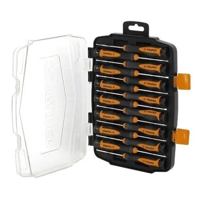 Juego Desarmador Joyero 15 Pz Largos Truper 14157 Truper JOY-15L