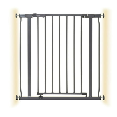 UPC: 9312742520960 | Dreambaby Ava Double Lock Baby Gate for 29.5-33 Inch Openings Charcoal